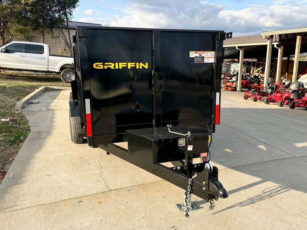 6x12 Hydraulic Dump Trailer with 4ft Sides (2) 5,200lb Axles image 9