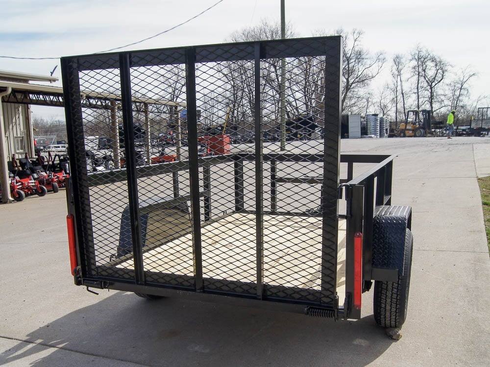 5x8 Straight Deck Utility Trailer with 2ft Side Rails 3500lb Axle image 4