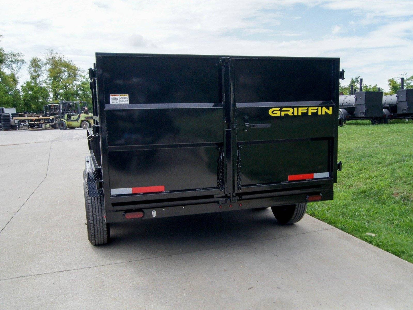 7x12 Gooseneck Hydraulic Dump Trailer with 4ft Side (2) 6K Axles image 5