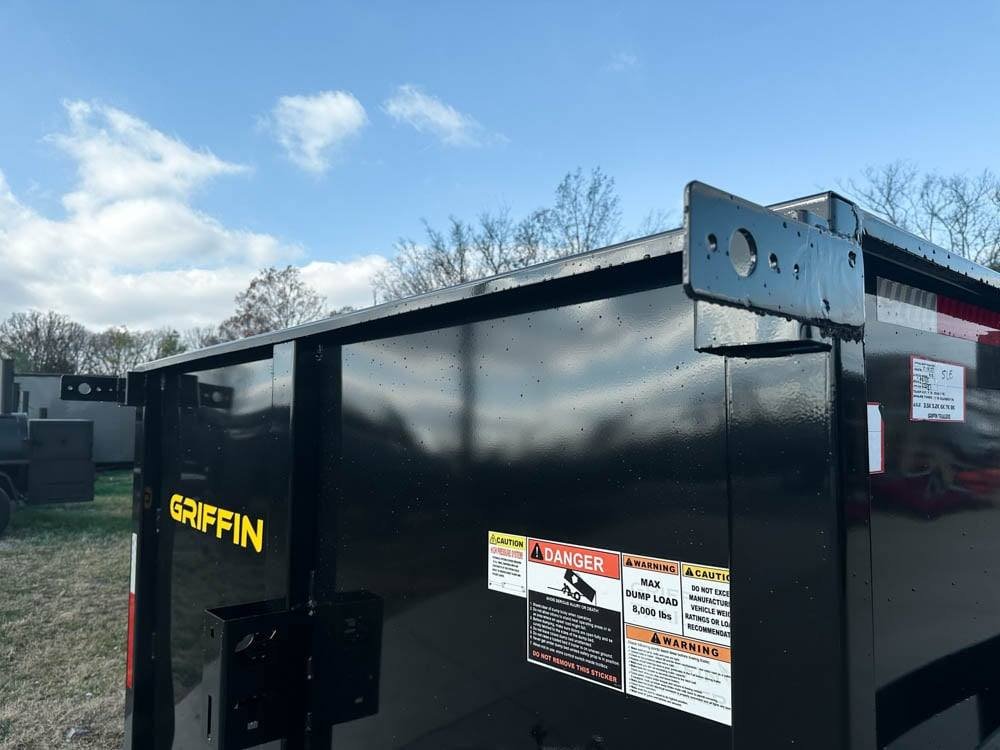 7x12 Hydraulic Dump Trailer with 3ft Sides (2) 6K Axles image 12