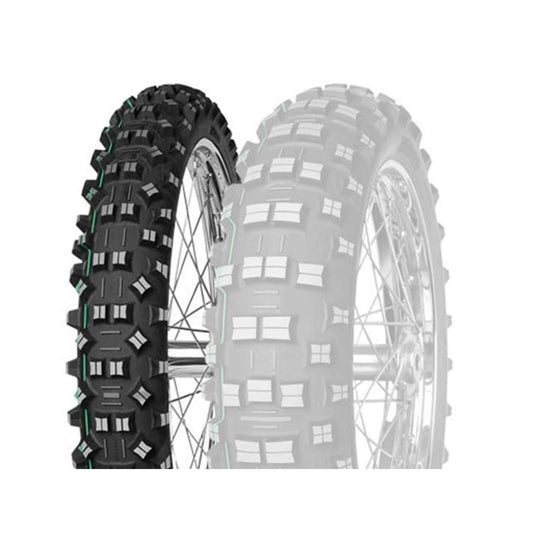 90/100-21 57M Terra Force EF Super Light Green Stripe Mitas Front Tyre image 0