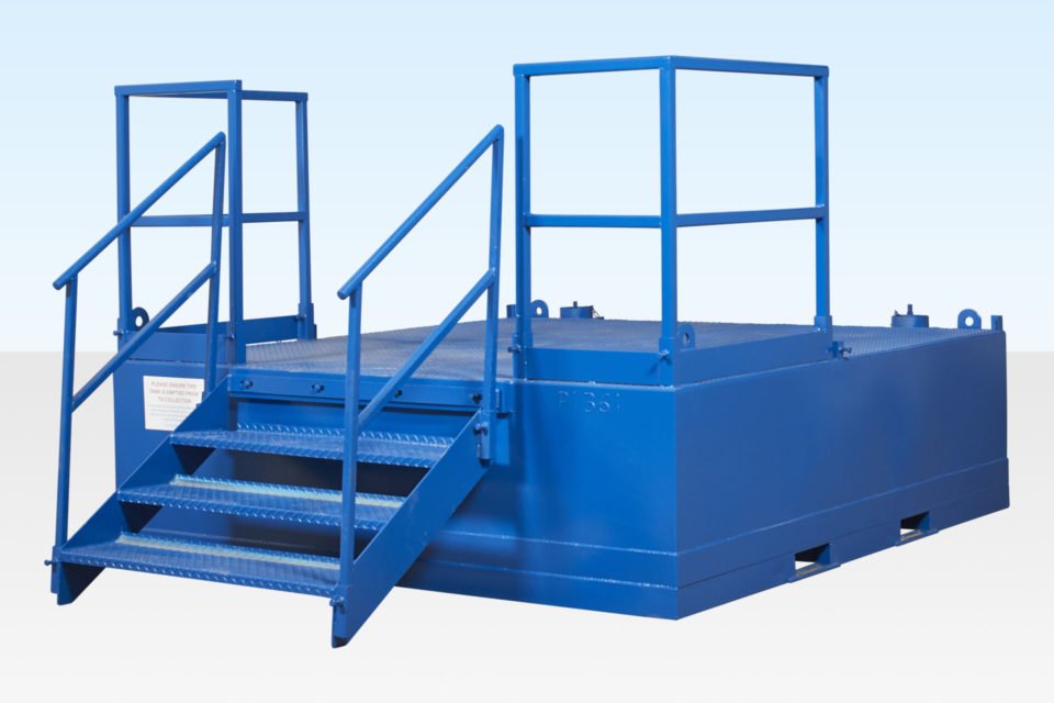 Double Mains Toilet Waste Tank image 0