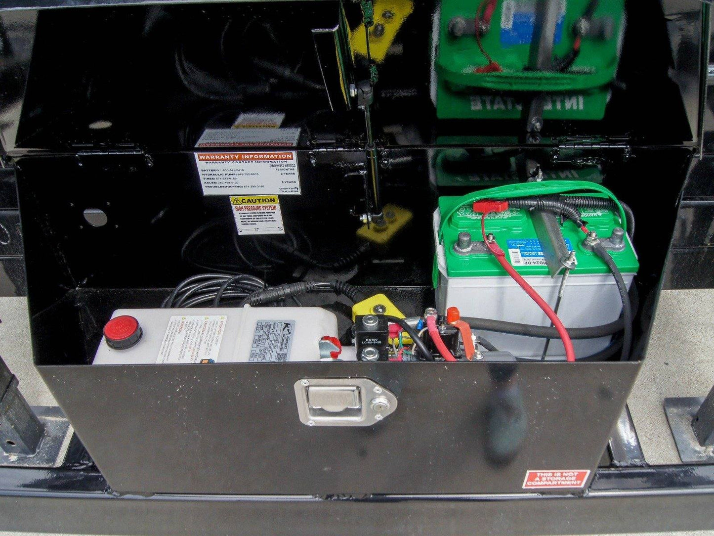 7x12 Gooseneck Hydraulic Dump Trailer with 4ft Side (2) 6K Axles image 14