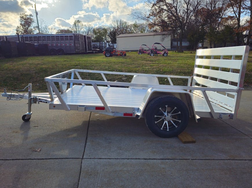 6.4' X 10' Gorilla Aluminum Utility Trailer 3,500lb Axle image 3