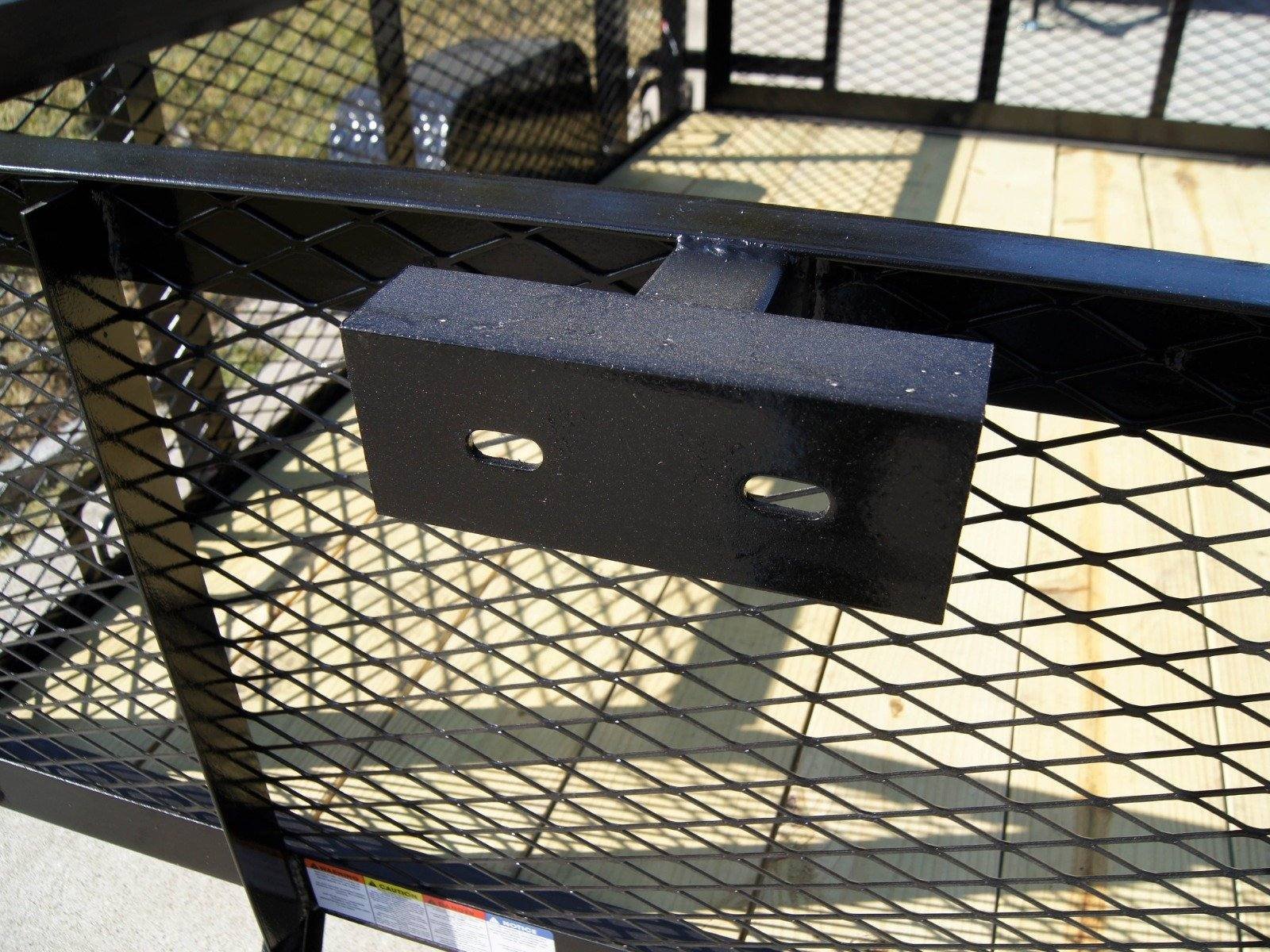 5x8 Straight Deck Utility Trailer with 2ft Mesh Side 3500lb Axle image 8