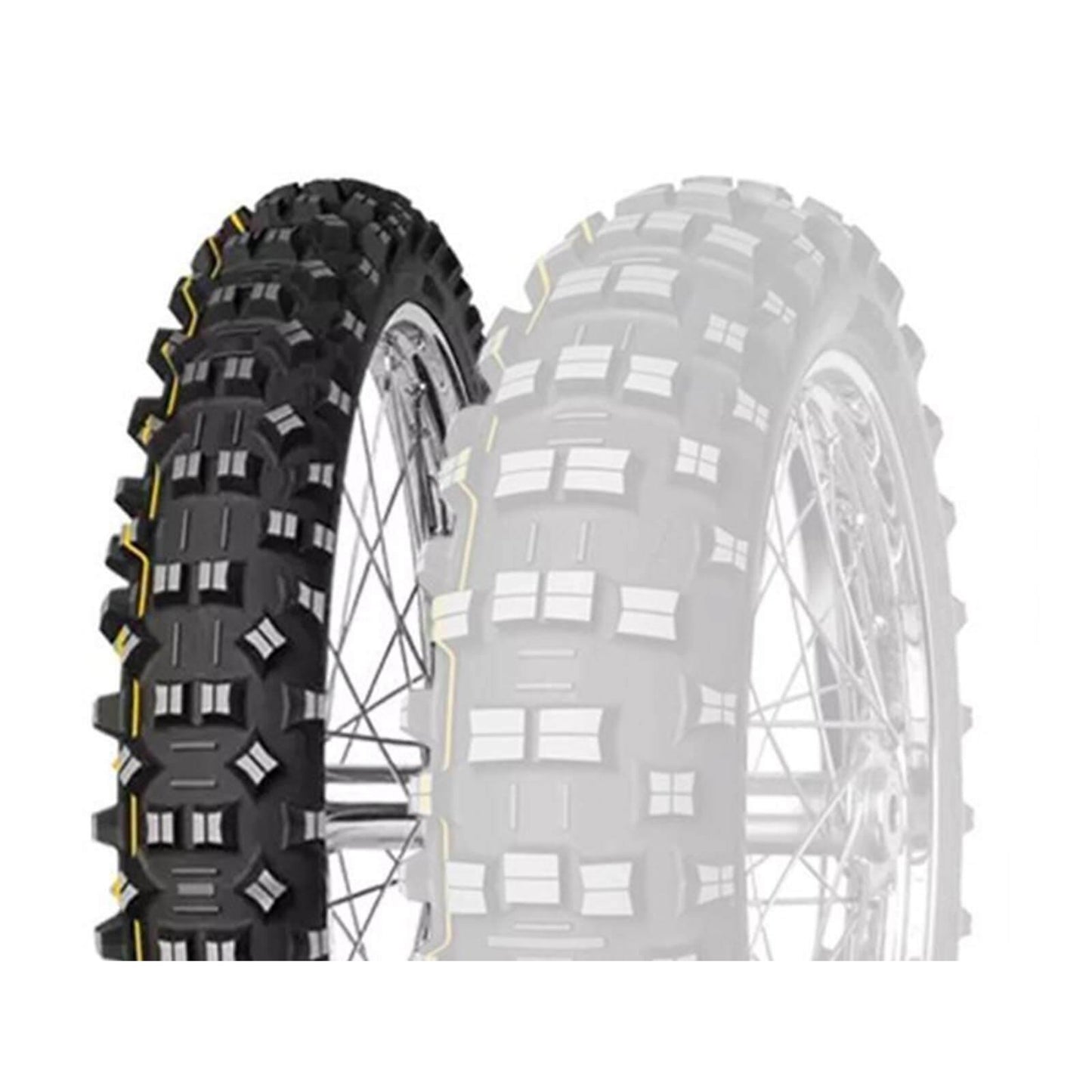90/100-21 57R Terra Force EF Super Yellow Stripe Mitas Front Tyre image 0