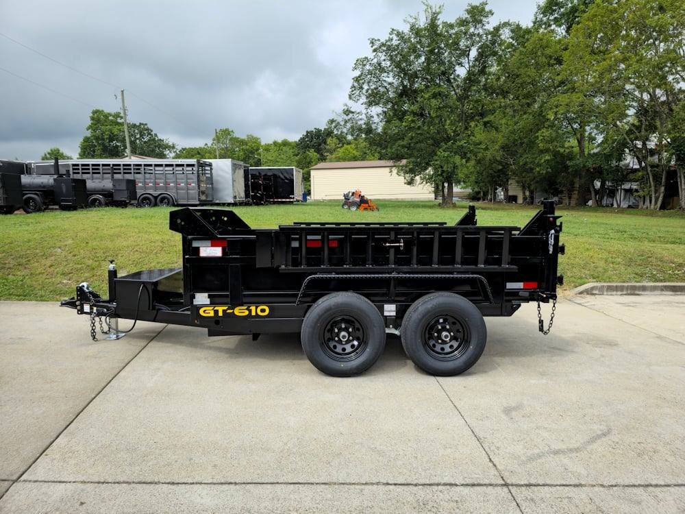 6' X 10' Hydraulic Dump Trailer With Loading Ramps GVWR 9990 image 4