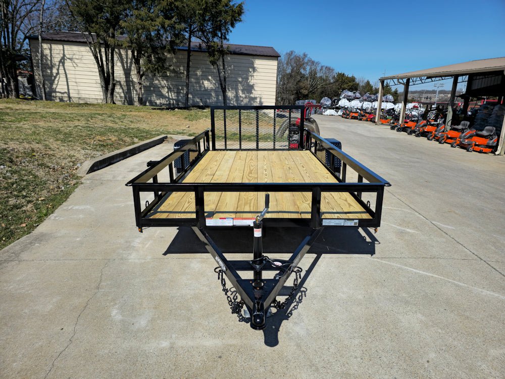 6'4" x 14 Utility Trailer Dovetail With Gate Powder Coated 3,500lb Axle image 7