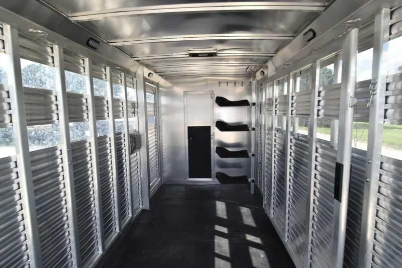 2018 Lakota Charger LQ Stock Trailer with 9′ Short Wall image 29