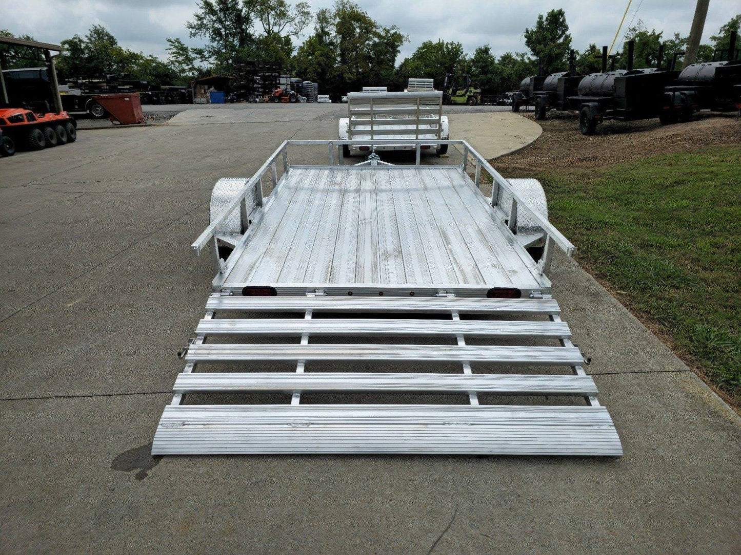 6.4' x 10' All Aluminum Utility Trailer 3500 lb Axle image 16