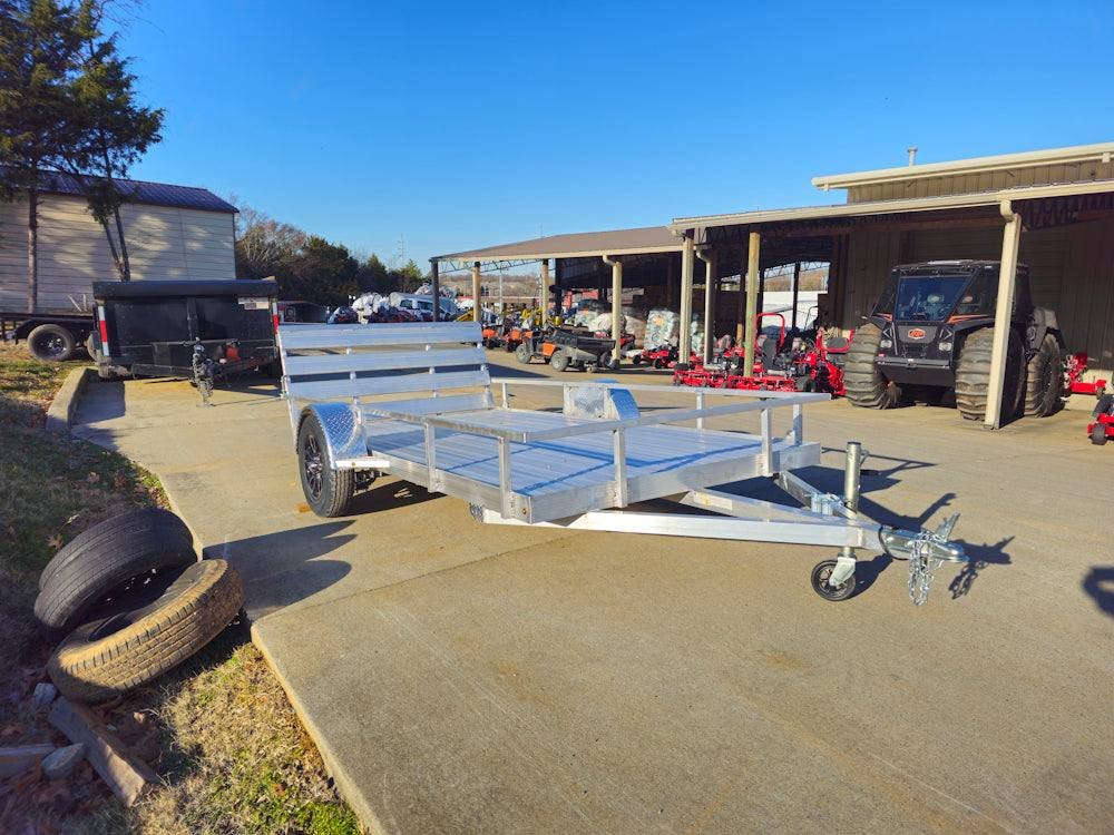 6.4'x12' Aluminum Utility Trailer With Gate Aluminum Wheels 3500 lb Axle image 12