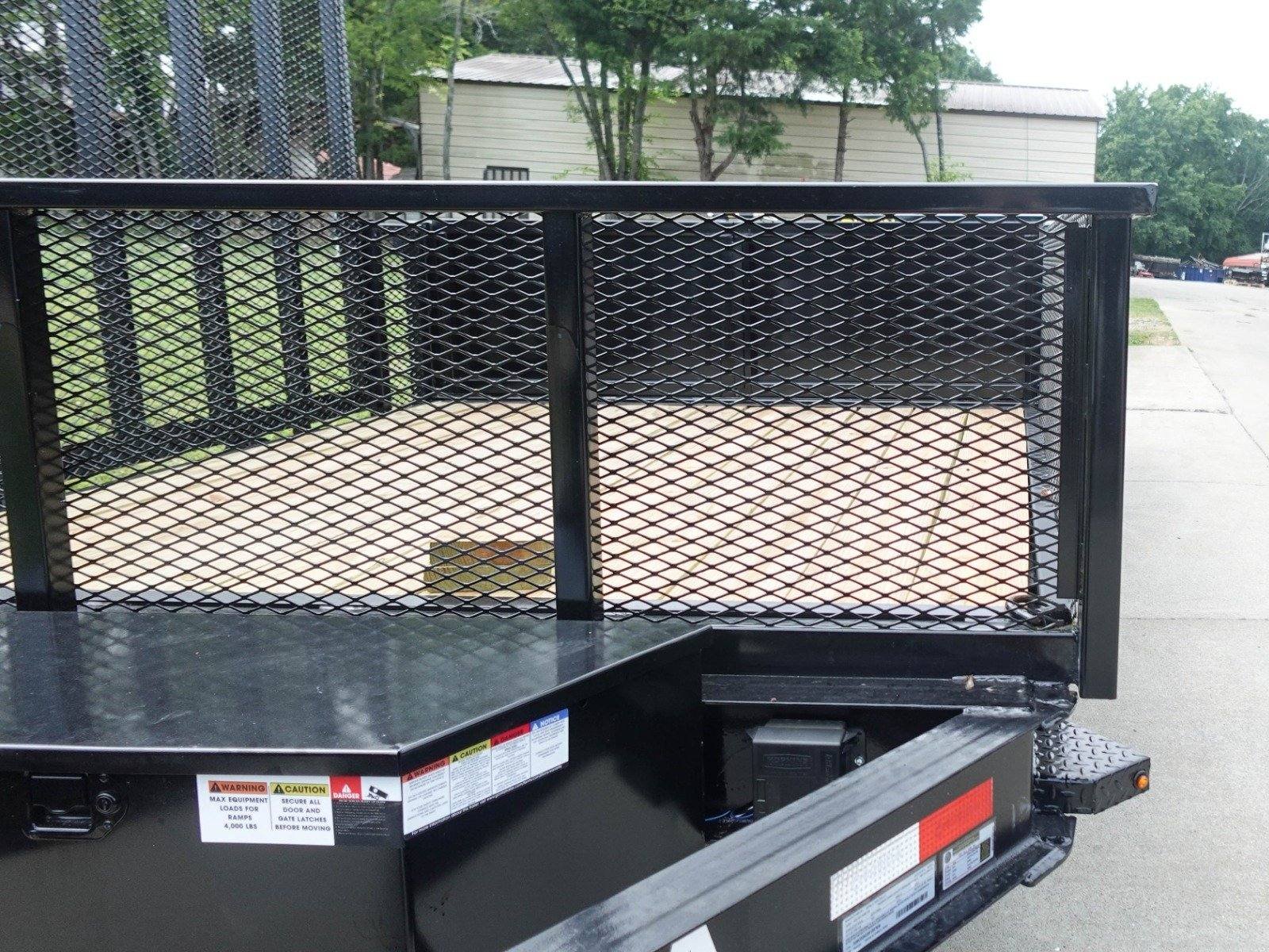 7x20 Hybrid Utility Dump Trailer 2ft Sides with Box (2) 7K Axles image 10