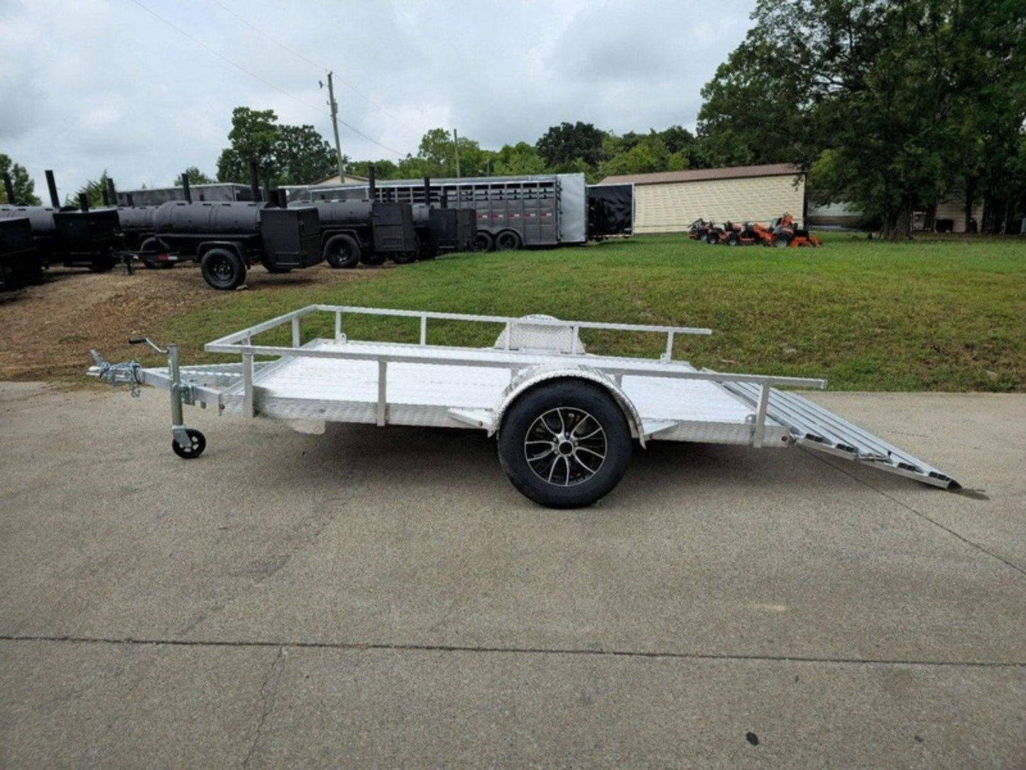 6.4' x 10' All Aluminum Utility Trailer 3500 lb Axle image 14