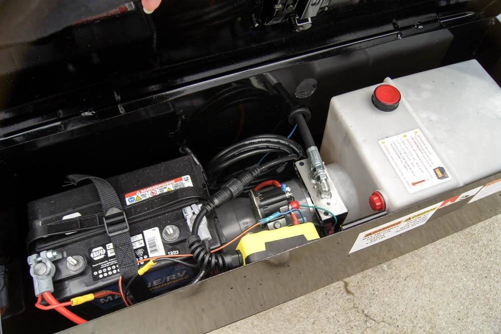 7x16 Gorilla Telescopic Gooseneck IBeam Dump Trailer 3ft Sides (2) 7K Axles image 16