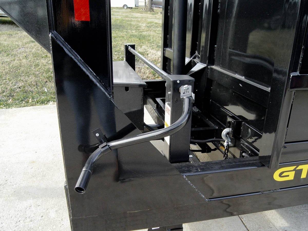 7x16 Gooseneck Telescopic Dump Trailer with 2ft Sides (2) 7K Axles image 18