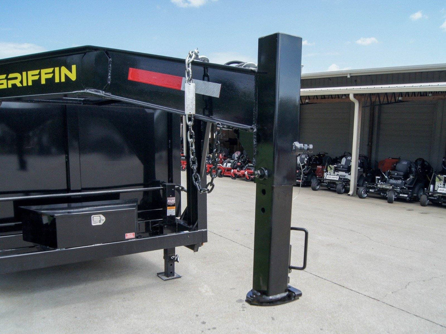 7x12 Gooseneck Hydraulic Dump Trailer with 4ft Side (2) 6K Axles image 13