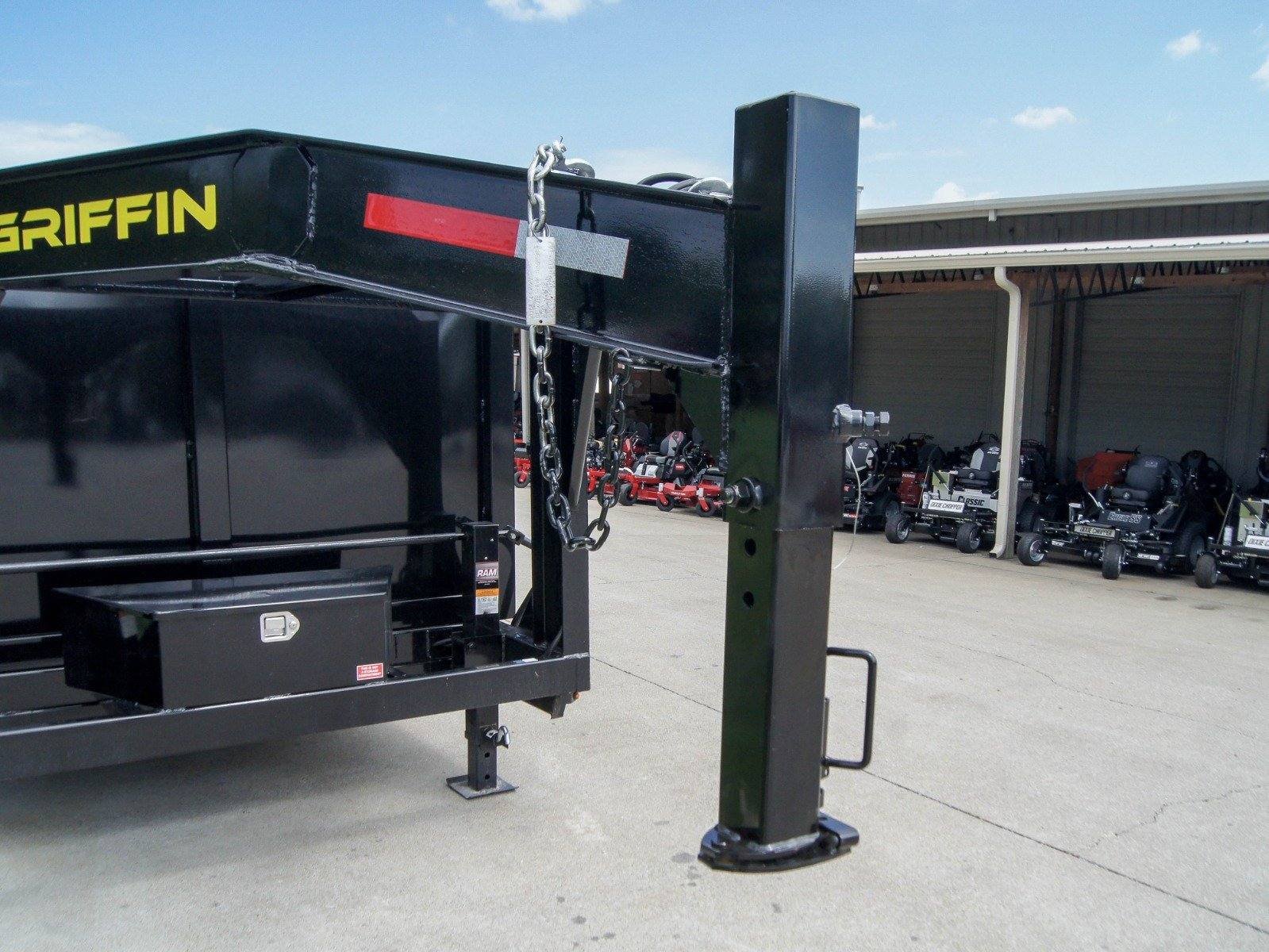 7x12 Gooseneck Hydraulic Dump Trailer with 4ft Side (2) 6K Axles image 13