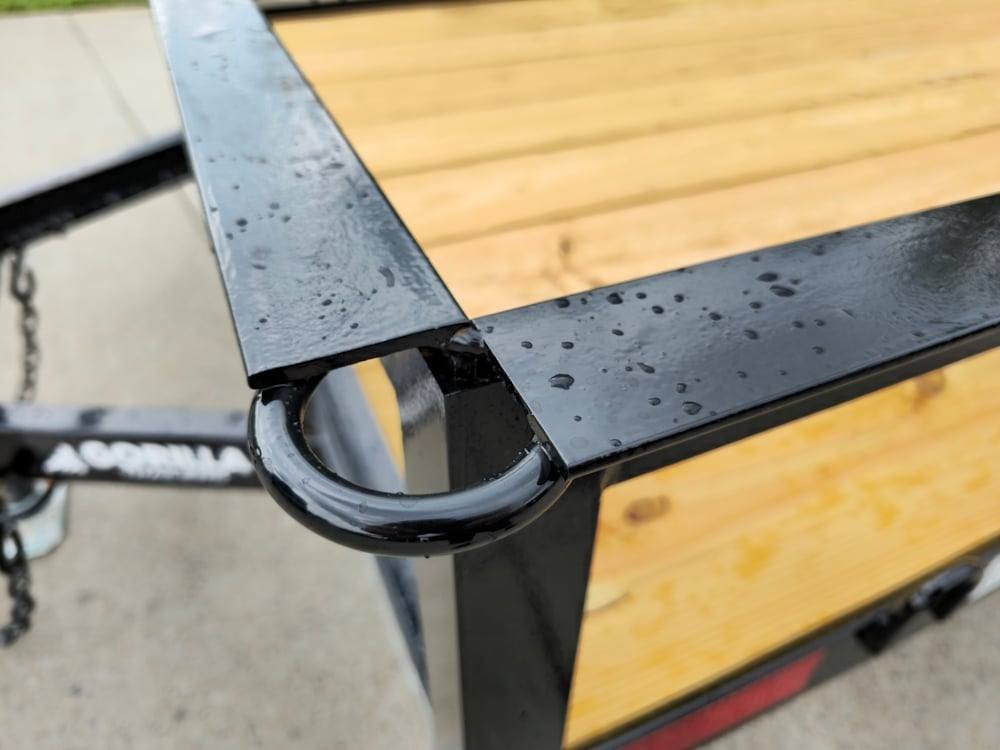 5x14 Dovetail Utility Trailer 3,500lb Axle image 7