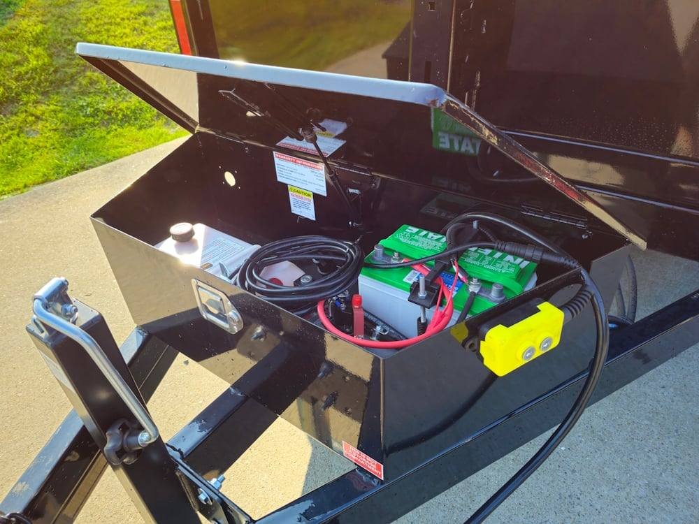 Dump Trailer 7' X 14' Hydraulic 2ft Sides 7,000lb Axles image 10