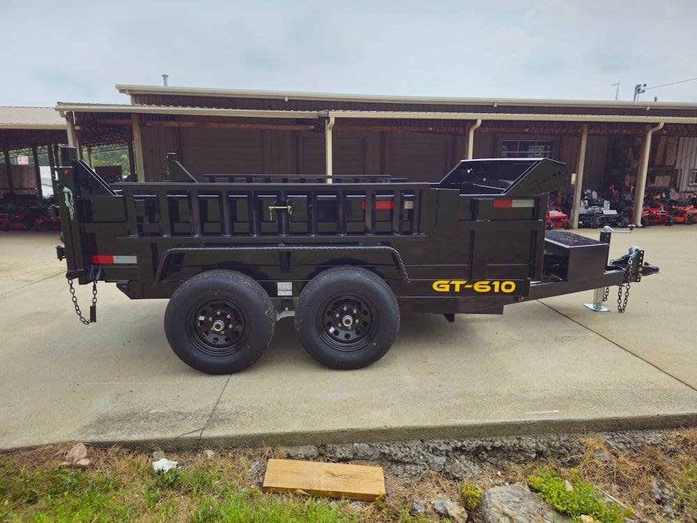 6' X 10' Hydraulic Dump Trailer With Loading Ramps GVWR 9990 image 8