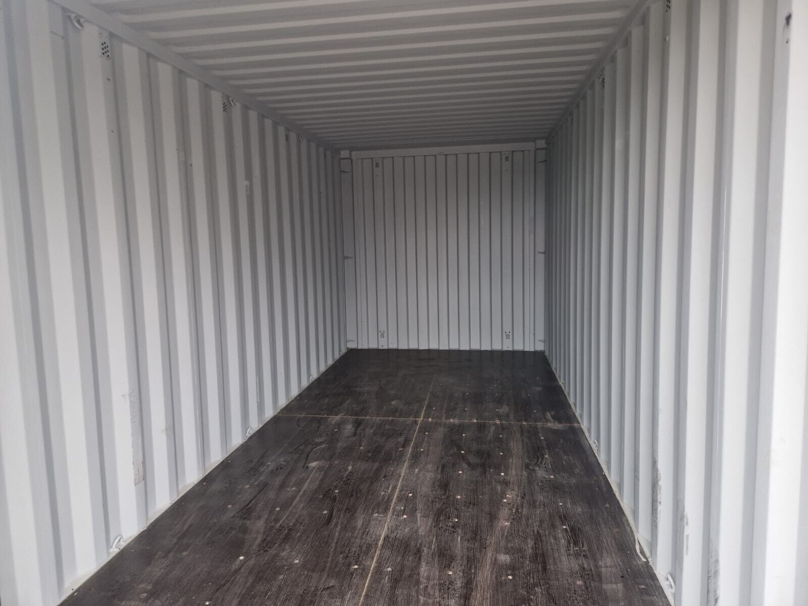 New 20Ft Shipping Container One Trip Green Easy Opening Door image 1