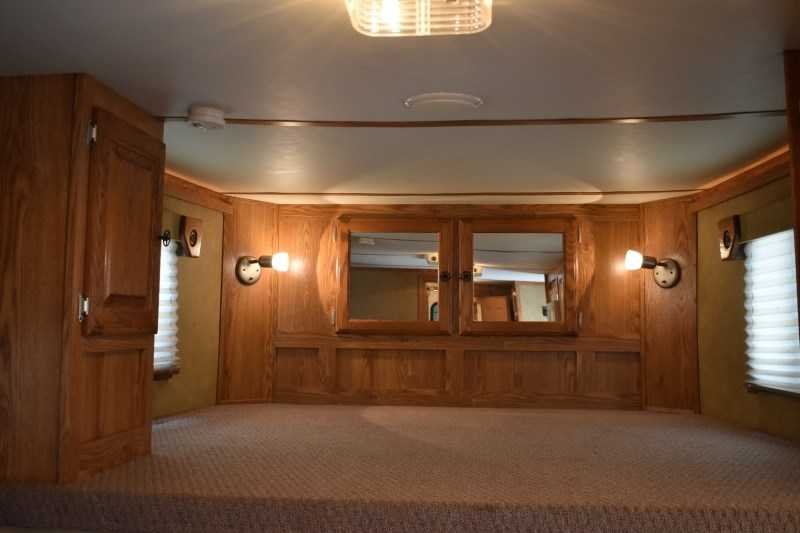2007 American Spirit 8410GLQ 4 Horse Trailer with 10′ Short Wall image 14