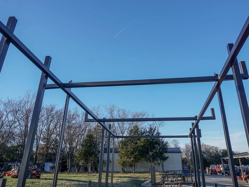 6.4 x 16 Straight Deck Tandem Axle Utility Trailer w/ 6ft Ladder Racks image 11