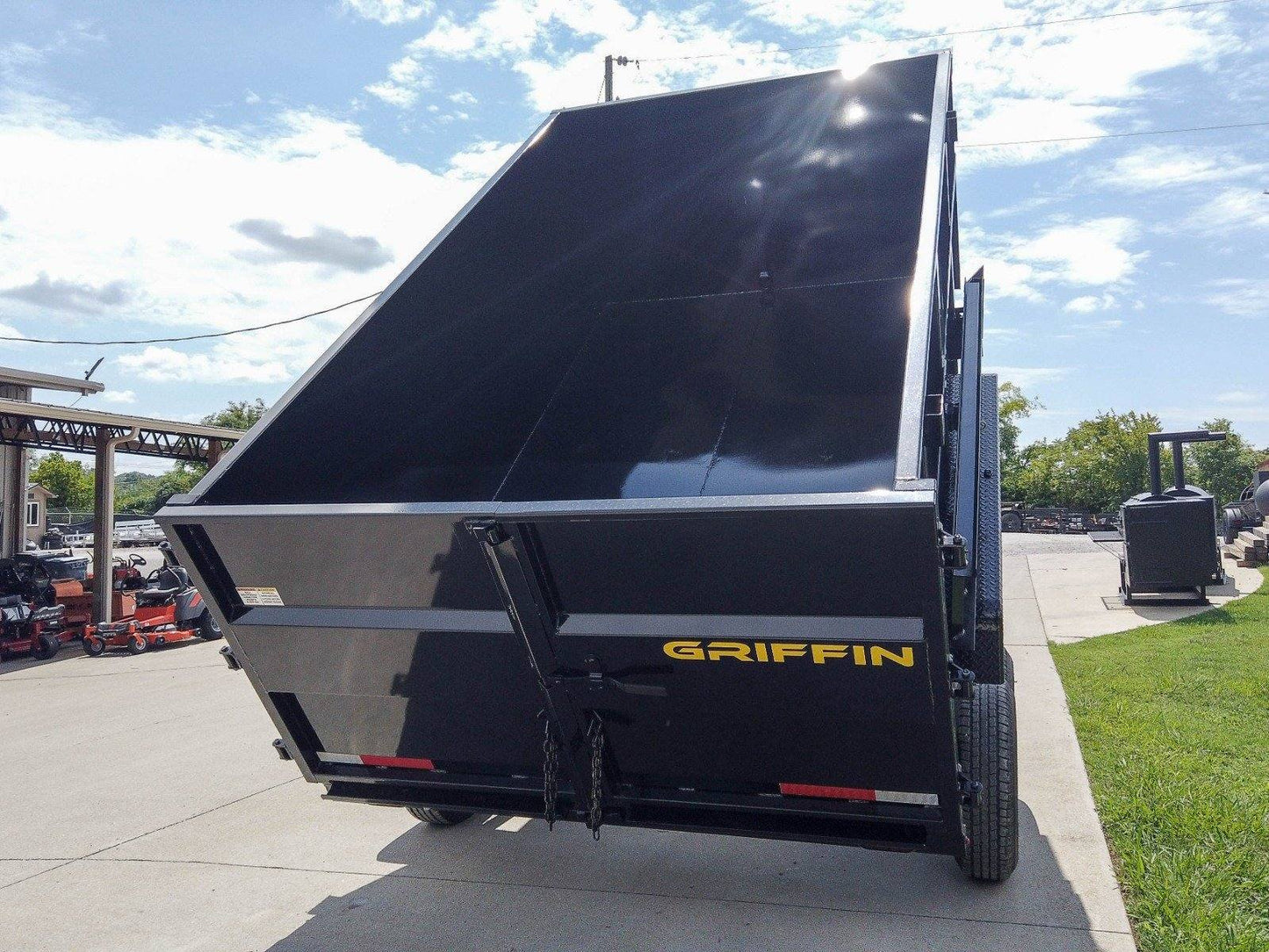 7x12 Gooseneck Hydraulic Dump Trailer with 4ft Side (2) 6K Axles image 12