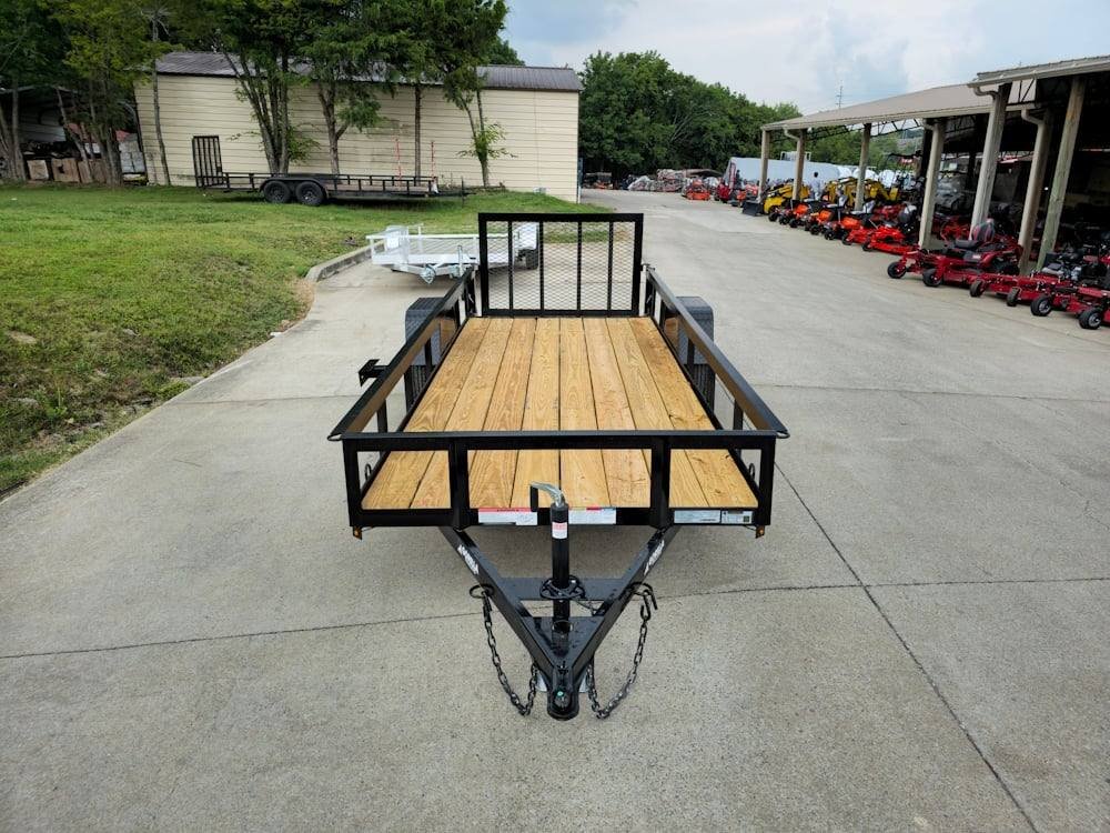 5x14 Dovetail Utility Trailer 3,500lb Axle image 1