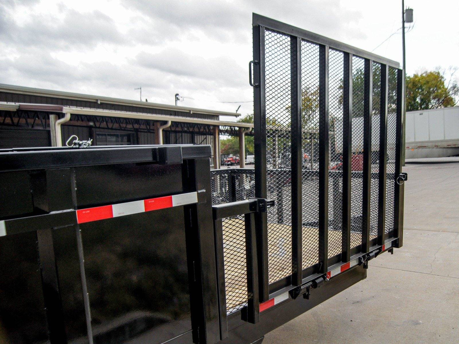 7x20 Hybrid Dump Utility Trailer with 3ft Sides Equipment (2) 7K Axles image 13