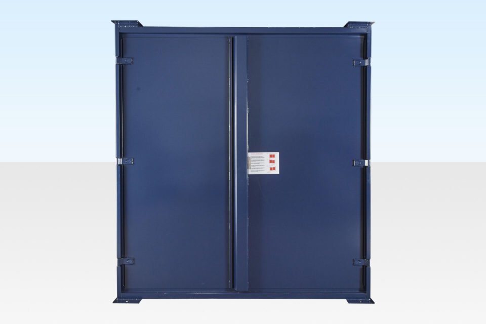 12Ft x 8Ft Steel Store Cabin (Suitable for stacking) image 0