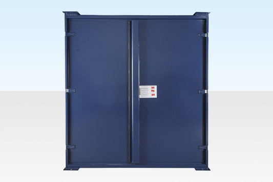 12Ft x 8Ft Steel Store Cabin (Suitable for stacking) image 0