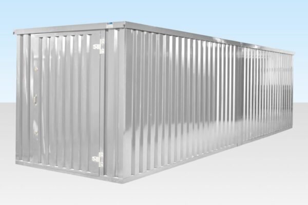 6M X 2.1M End Linked Flat Packed Container Bundle (Galvanised) image 1