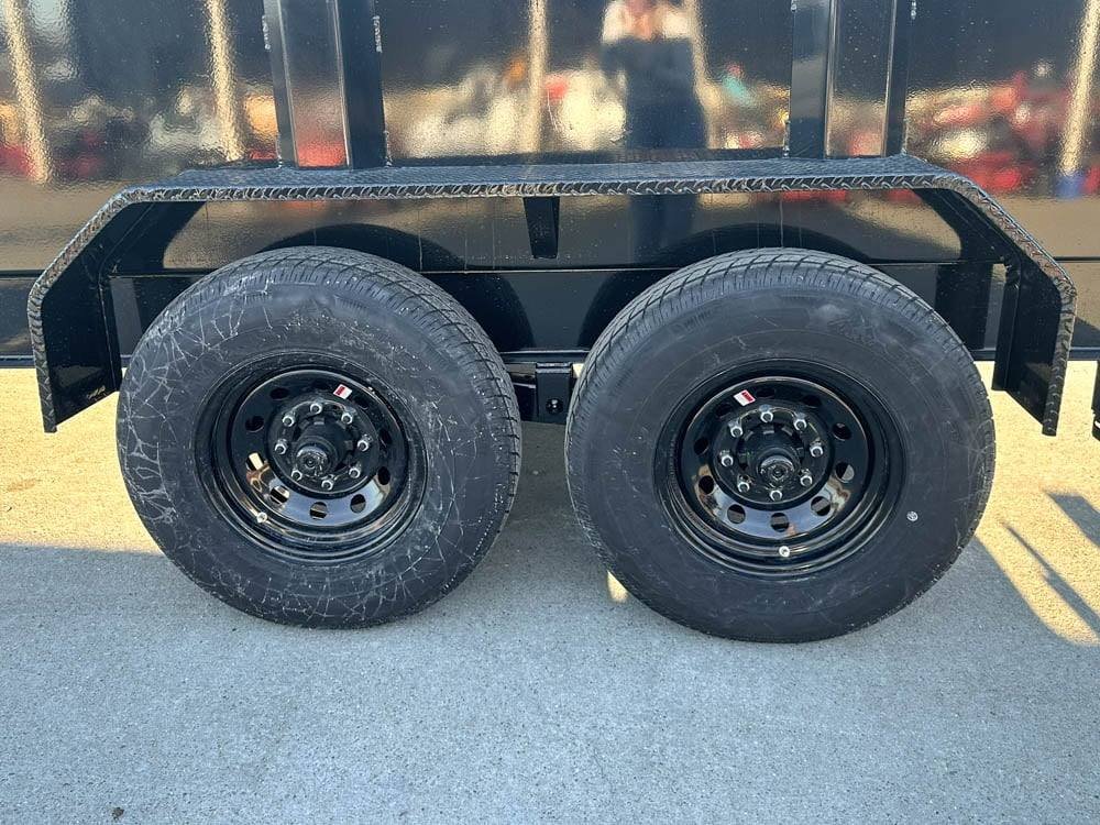 7x14 Gorilla Telescopic Gooseneck IBeam Dump Trailer 3ft Sides (2) 7K Axles image 12