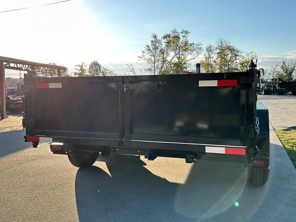 7x14 Gorilla Telescopic IBeam Dump Trailer with 2ft Sides (2) 7K Axles image 5