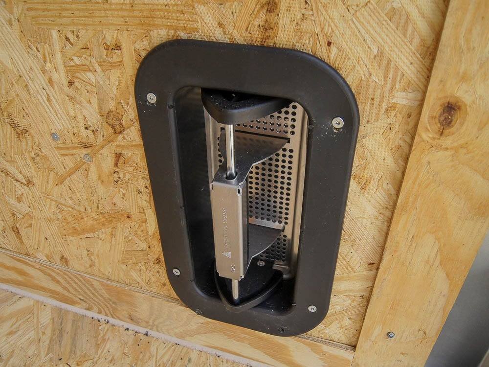 7x12 Charcoal V-Nose Custom Enclosed Trailer 3500lb Axle with Brake Storage image 9