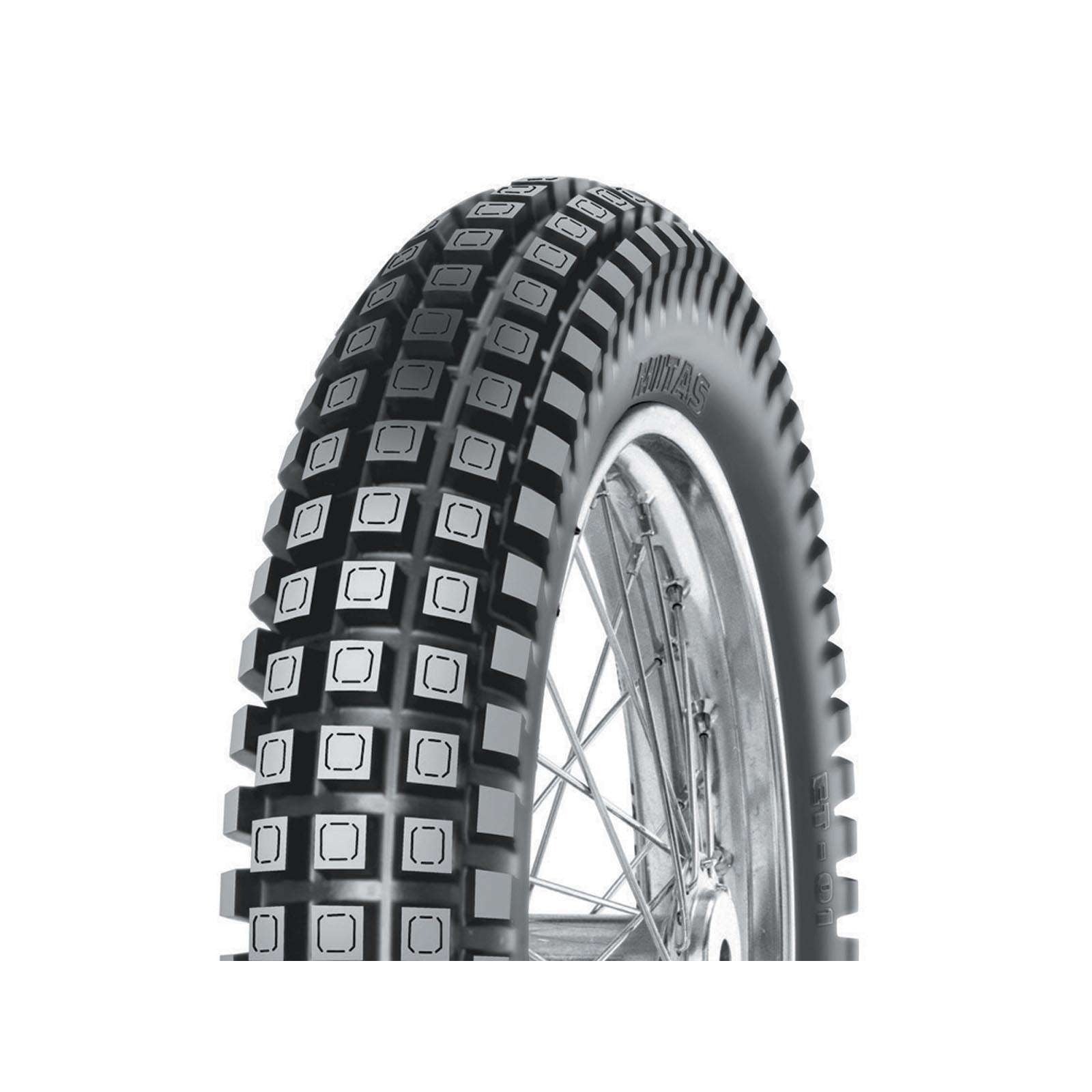 4.00-18 ET01 Trial-X-Pro Mitas Enduro Rear Tyre image 0