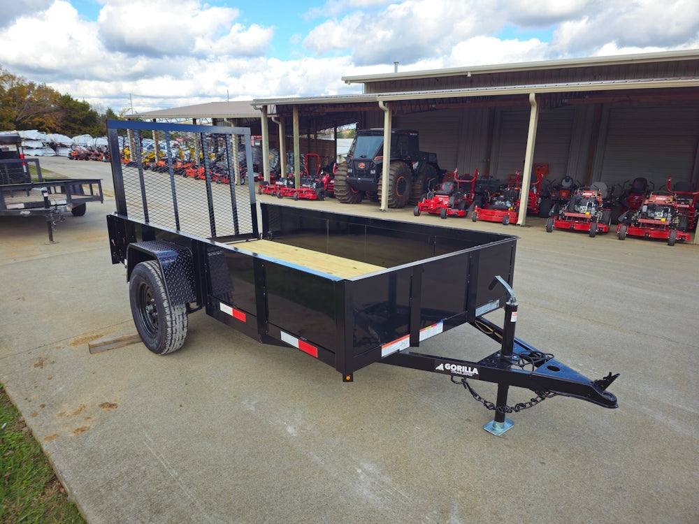 5' X 10' Utility Trailer Straight Deck 18" Sides Tall Gate image 9