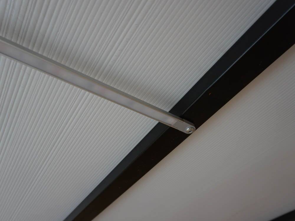 7x12 Enclosed Trailer Red V-Nose Blackout Package 3,500lb Axle Storage image 18