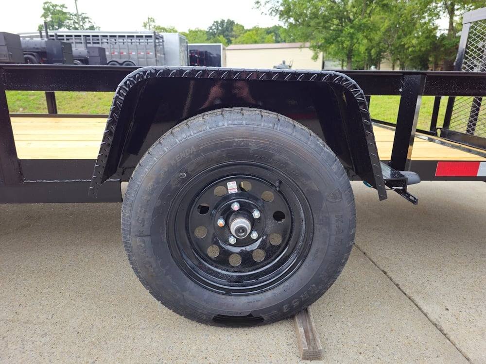 5x14 Dovetail Utility Trailer 3,500lb Axle image 4