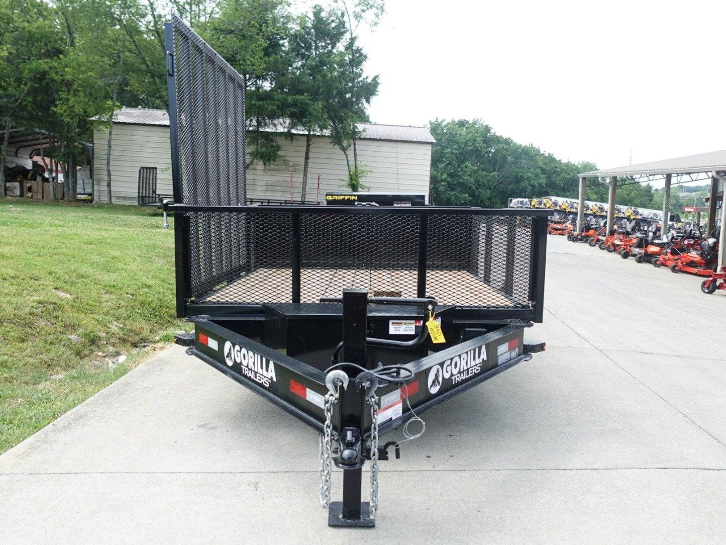 7x20 Hybrid Utility Dump Trailer 2ft Sides with Box (2) 7K Axles image 1