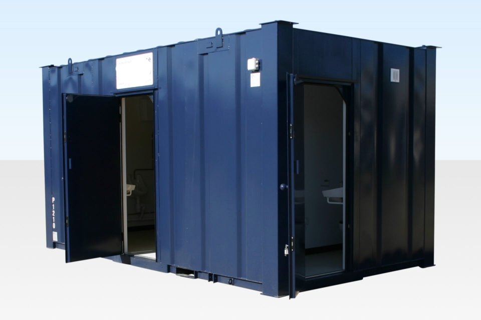 3+1 Steel Toilet Cabin 16Ft x 9Ft image 1