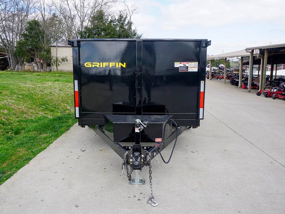 7x12 Hydraulic Dump Trailer with 4ft Sides (2) 7K Axles image 2