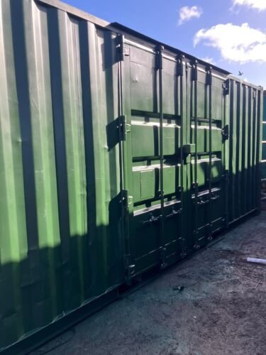 20x8x86 Side Door Shipping Container Repainted With Lock Box image 0