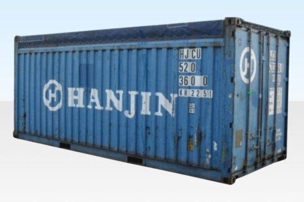 20Ft X 8Ft Used Shipping Container Open Top image 2