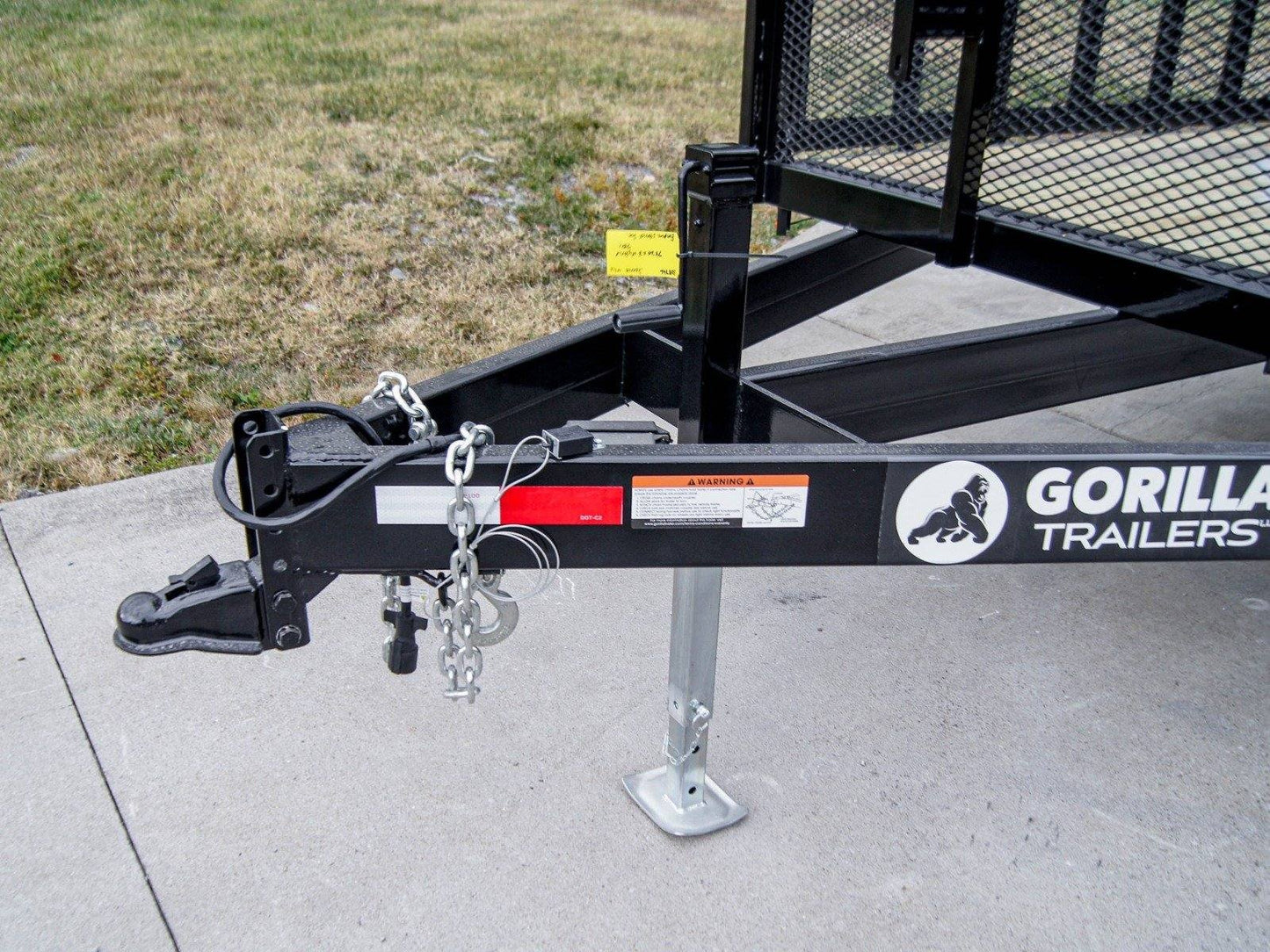 7x20 Hybrid Dump Utility Trailer with 3ft Sides Equipment (2) 7K Axles image 11