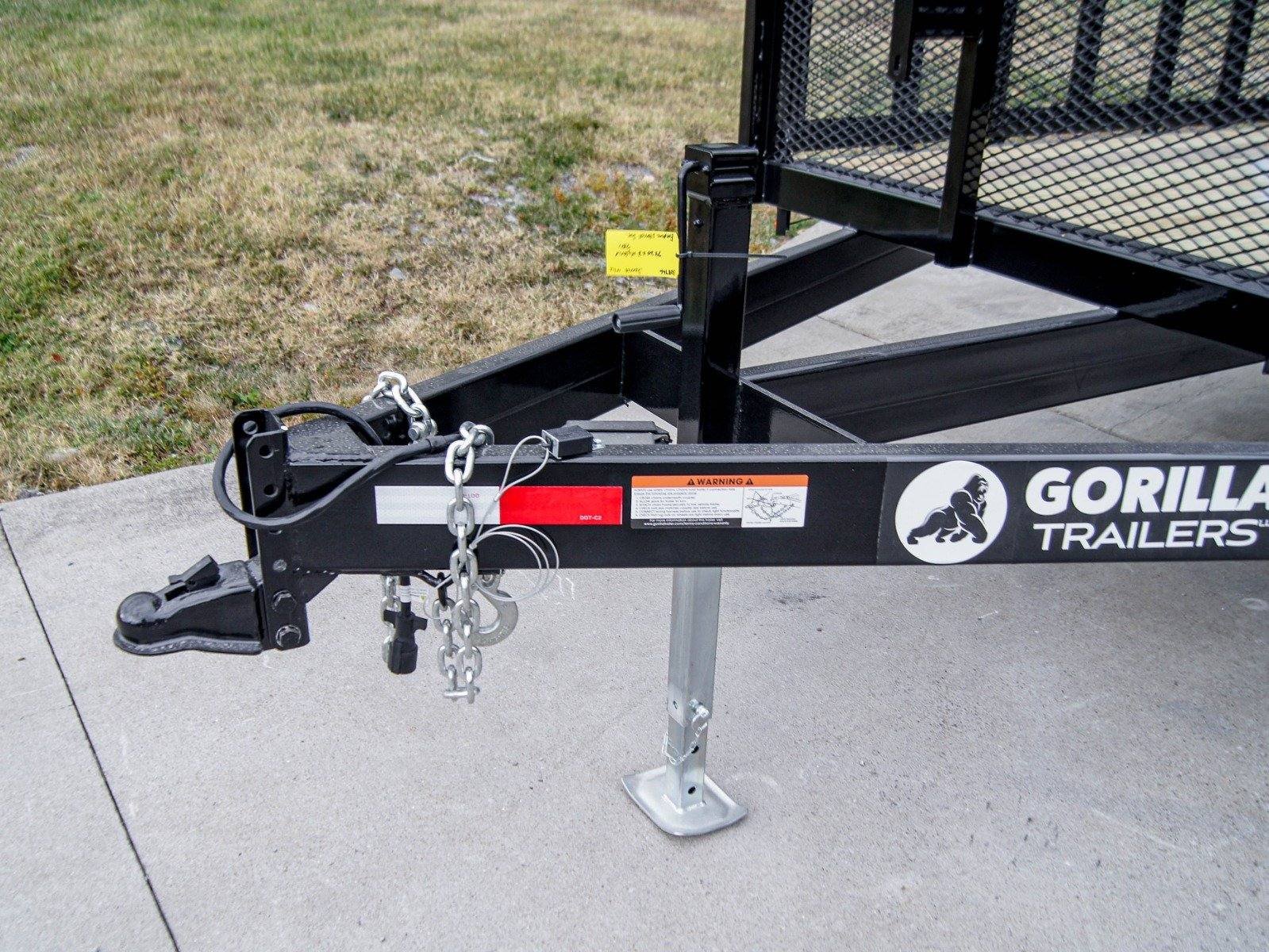 7x20 Hybrid Dump Utility Trailer with 3ft Sides Equipment (2) 7K Axles image 11