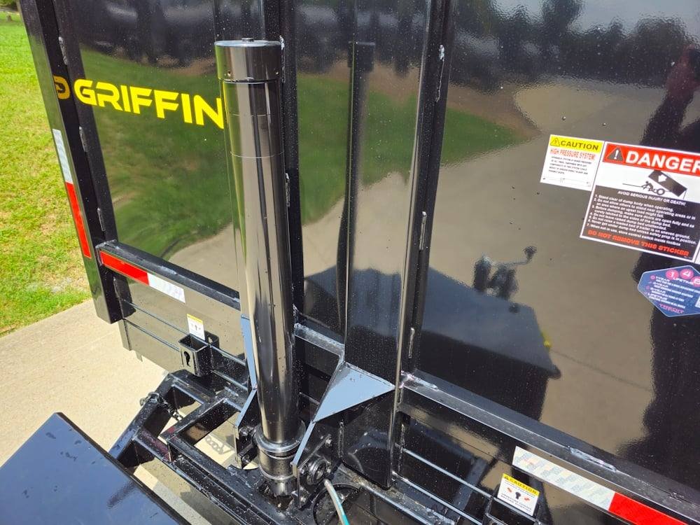 7x14 Telescopic Dump Trailer with 4ft Sides (2) 7K Axles image 19