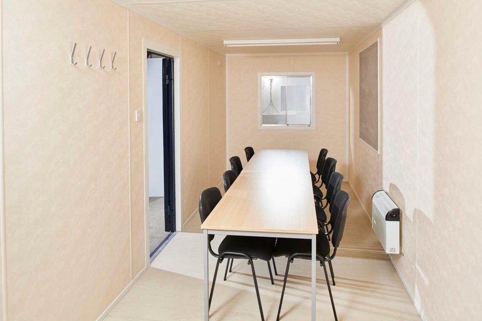 24Ft x 9Ft Steel Anti-Vandal Office Cabin image 1