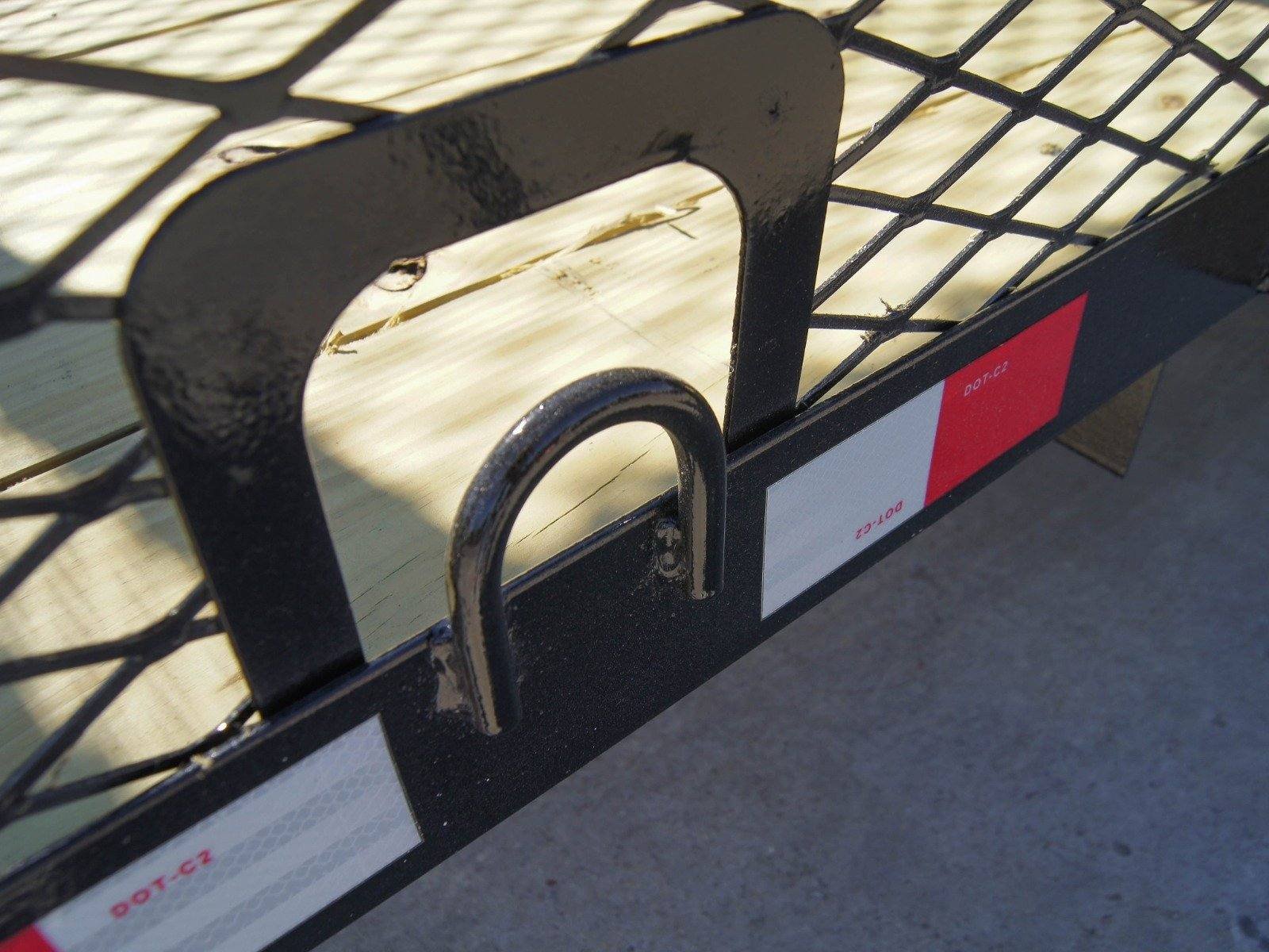 5x10 Straight Deck Utility Trailer 4ft Mesh Sides 3500lb Axle image 10